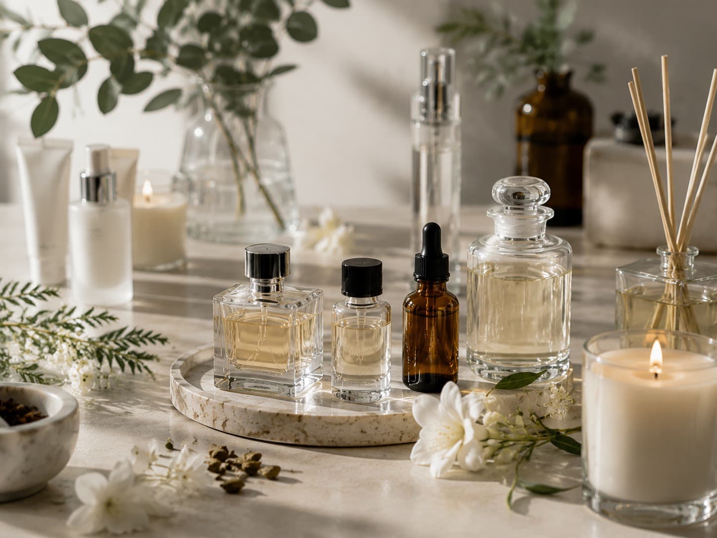 Fragrance oils to selected finished product solutions